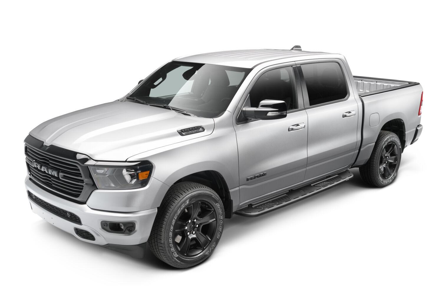 N-Fab NBD15CC-TX - Roan Running Boards, Crew Cab, Textured Black