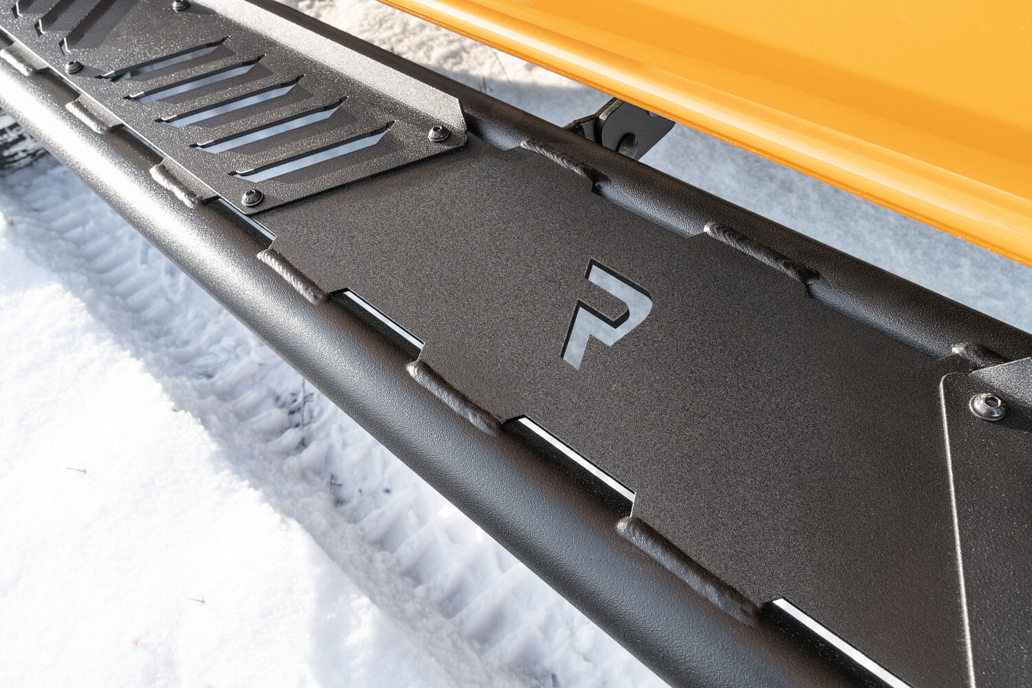 N-Fab NBF214B-TX - Roan Running Boards, Textured Black, Powder Coated