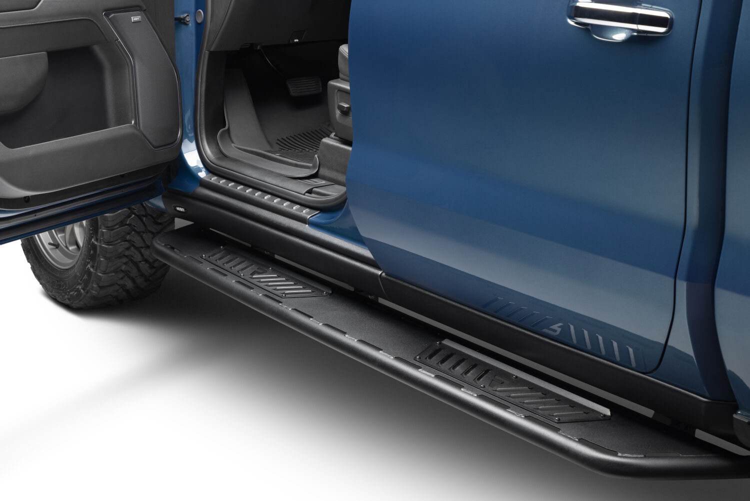 N-Fab NBC19CC-TX - Roan Running Boards, Crew Cab, Textured Black