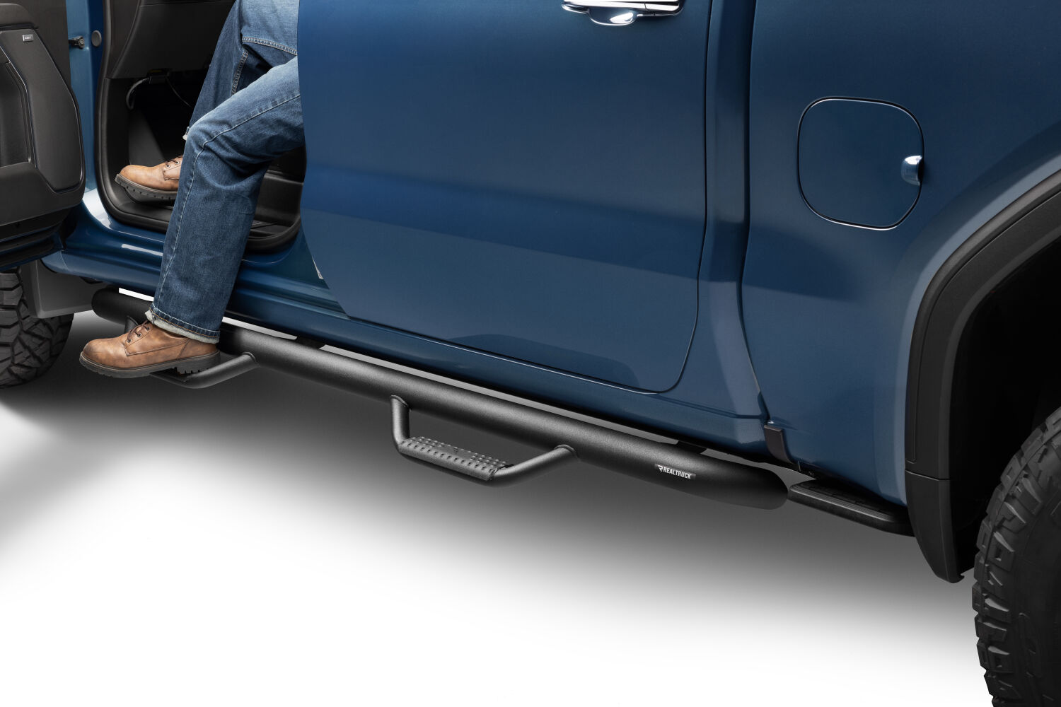 N-Fab C1980CC-TX - Nerf Steps, Crew Cab, Textured Black