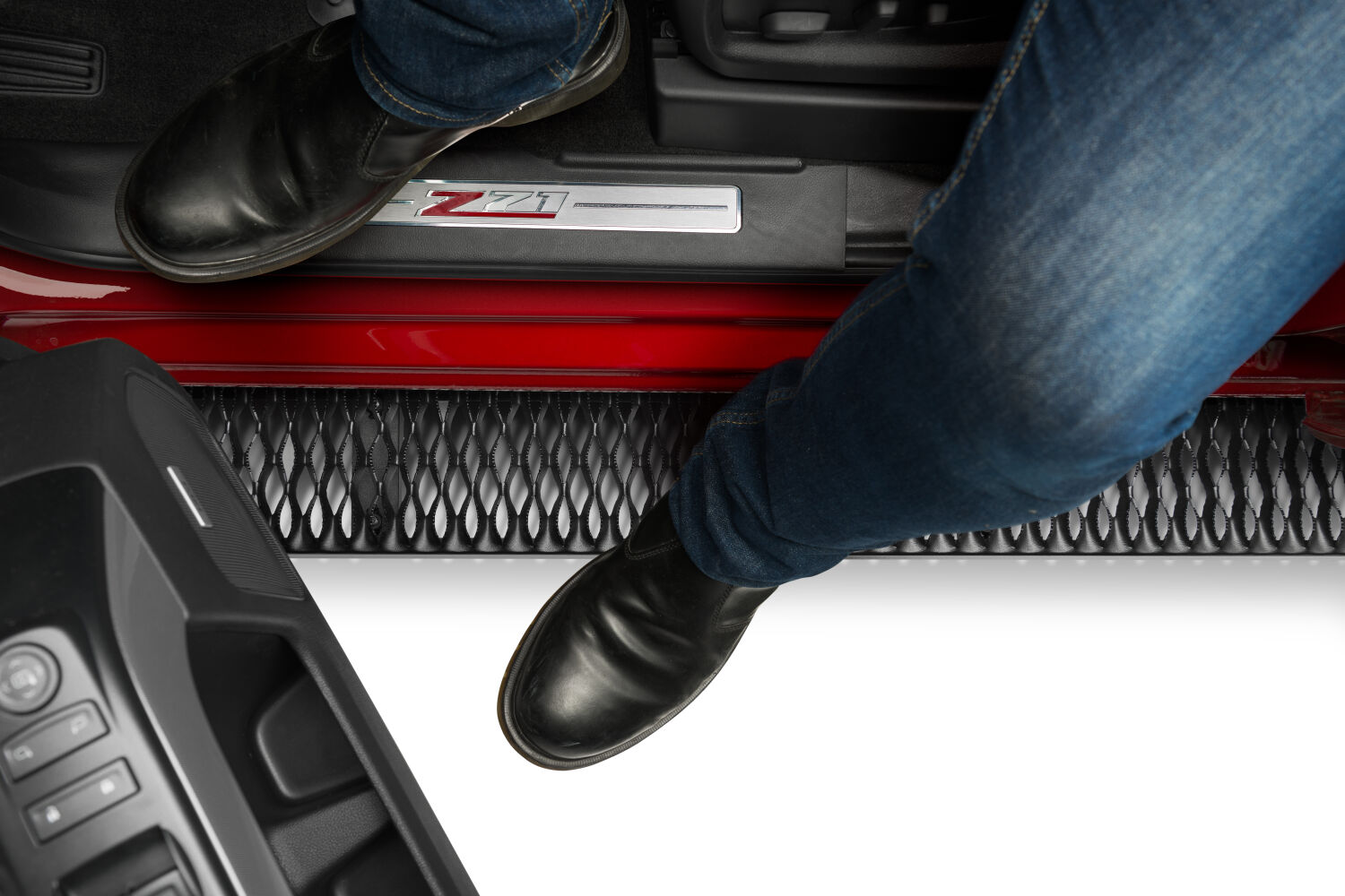 N-Fab GFC07QC-TX - Growler Step System, Extended Cab, Textured Black