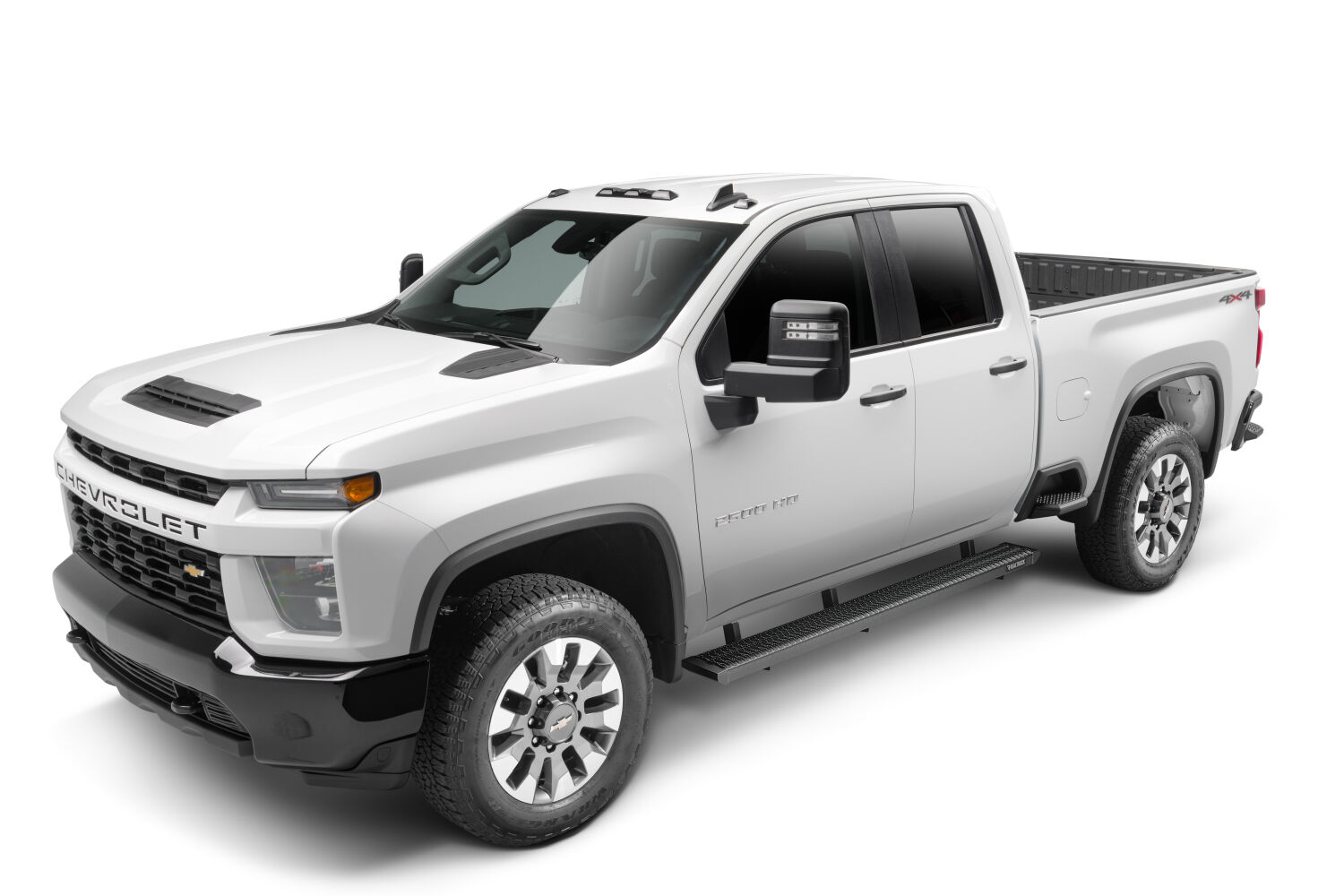 N-Fab GFC19QC-TX - Growler Step System, Extended Cab, Textured Black
