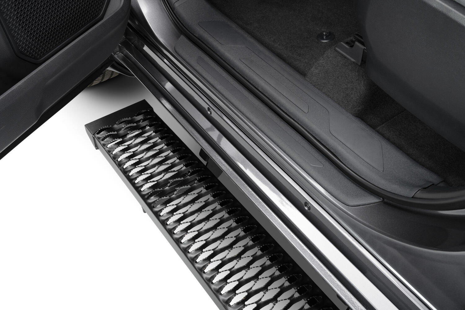 N-Fab GFT07CC-TX - Growler Step System, Extended Cab, Textured Black