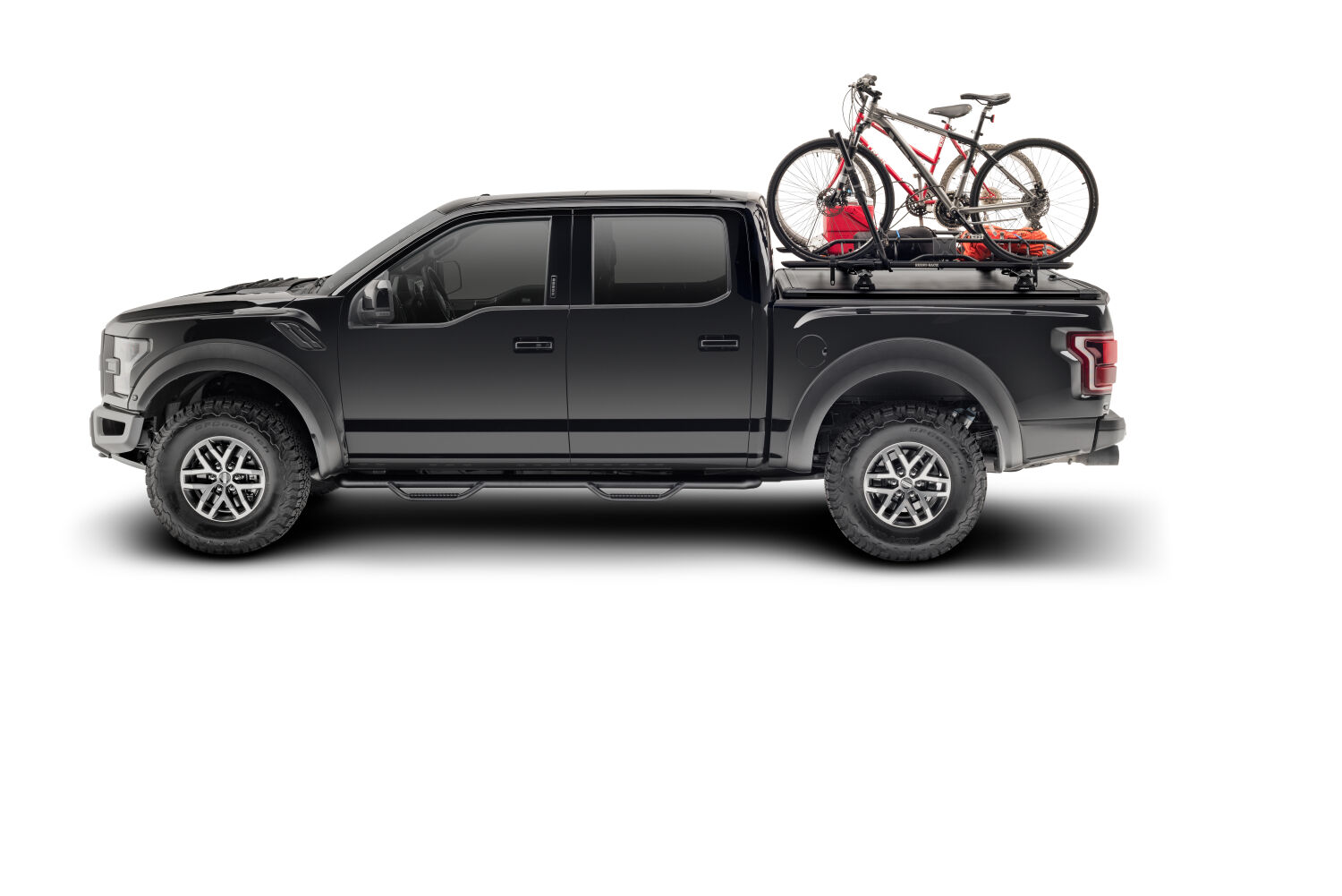 N-Fab F1585CC-TX - Nerf Steps, Crew Cab, Textured Black