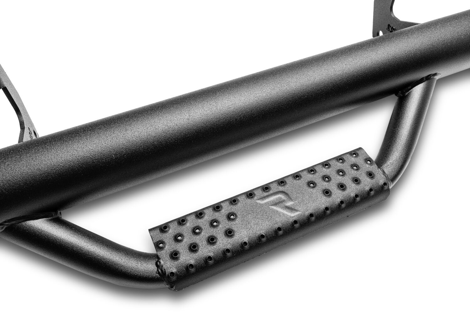 N-Fab N0469A-TX - Nerf Steps, Textured Black, Wheel-to-Wheel (2 Steps per Side) - 3in Main Tube