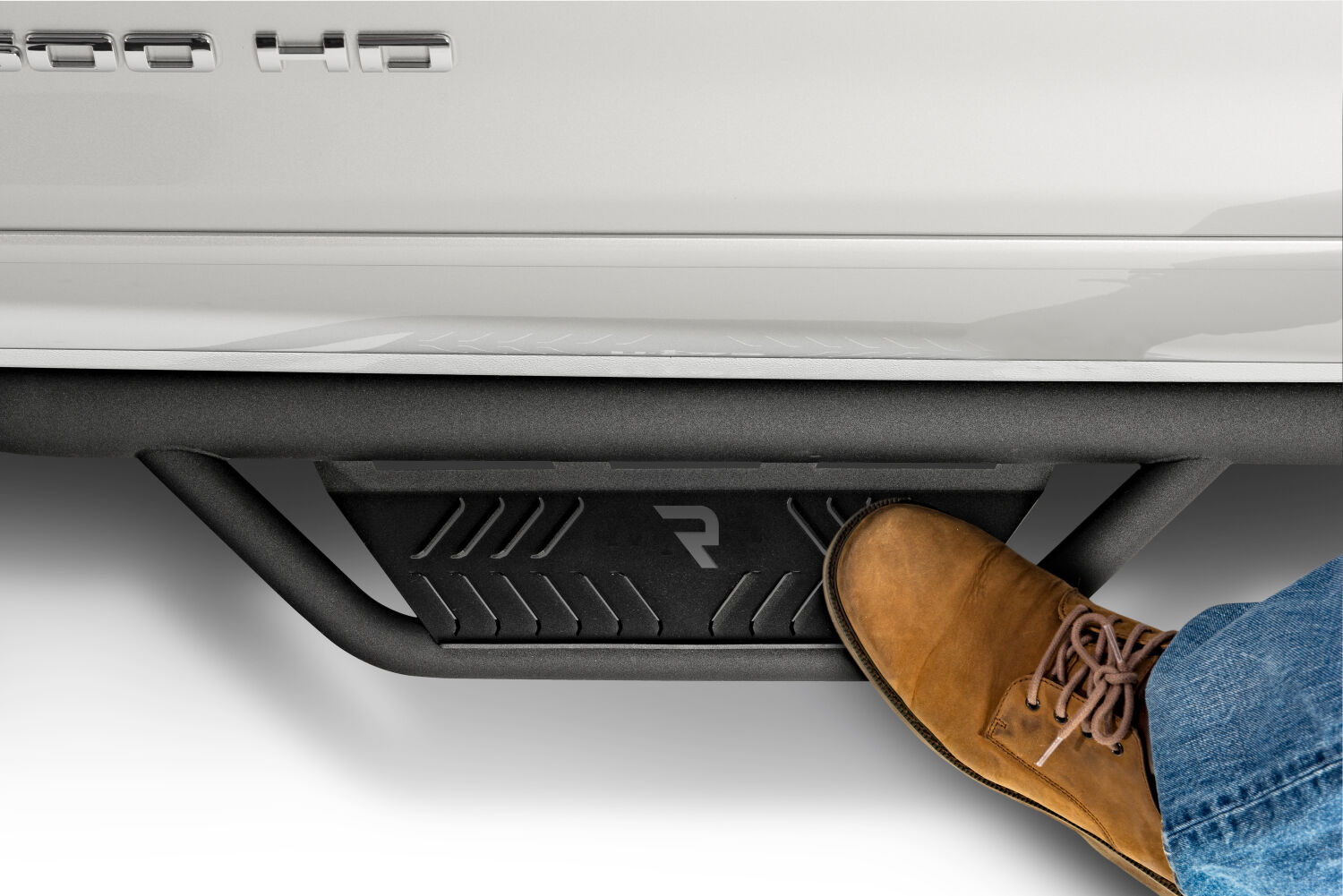 N-Fab HPC1575CC-TX - Podium Steps, Crew Cab, Textured Black