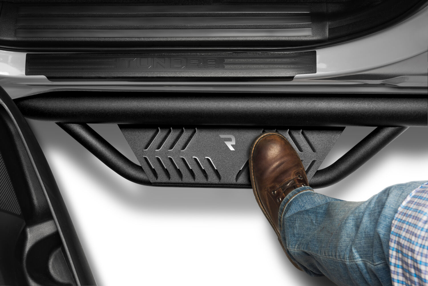 N-Fab HPT0786CC-TX - Podium Steps, Extended Cab, Textured Black