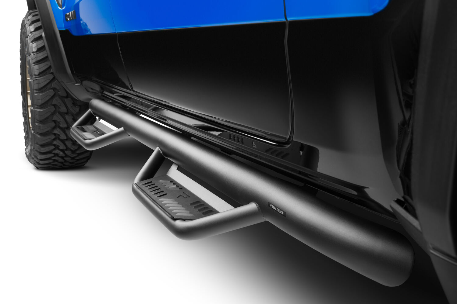 N-Fab HPD0984CC-TX - Podium Steps, Crew Cab, Textured Black