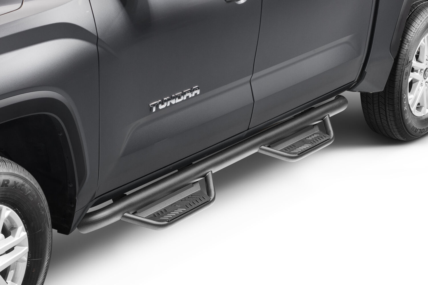 N-Fab HPT2282CC-TX - Podium Steps, Crew Cab, Textured Black