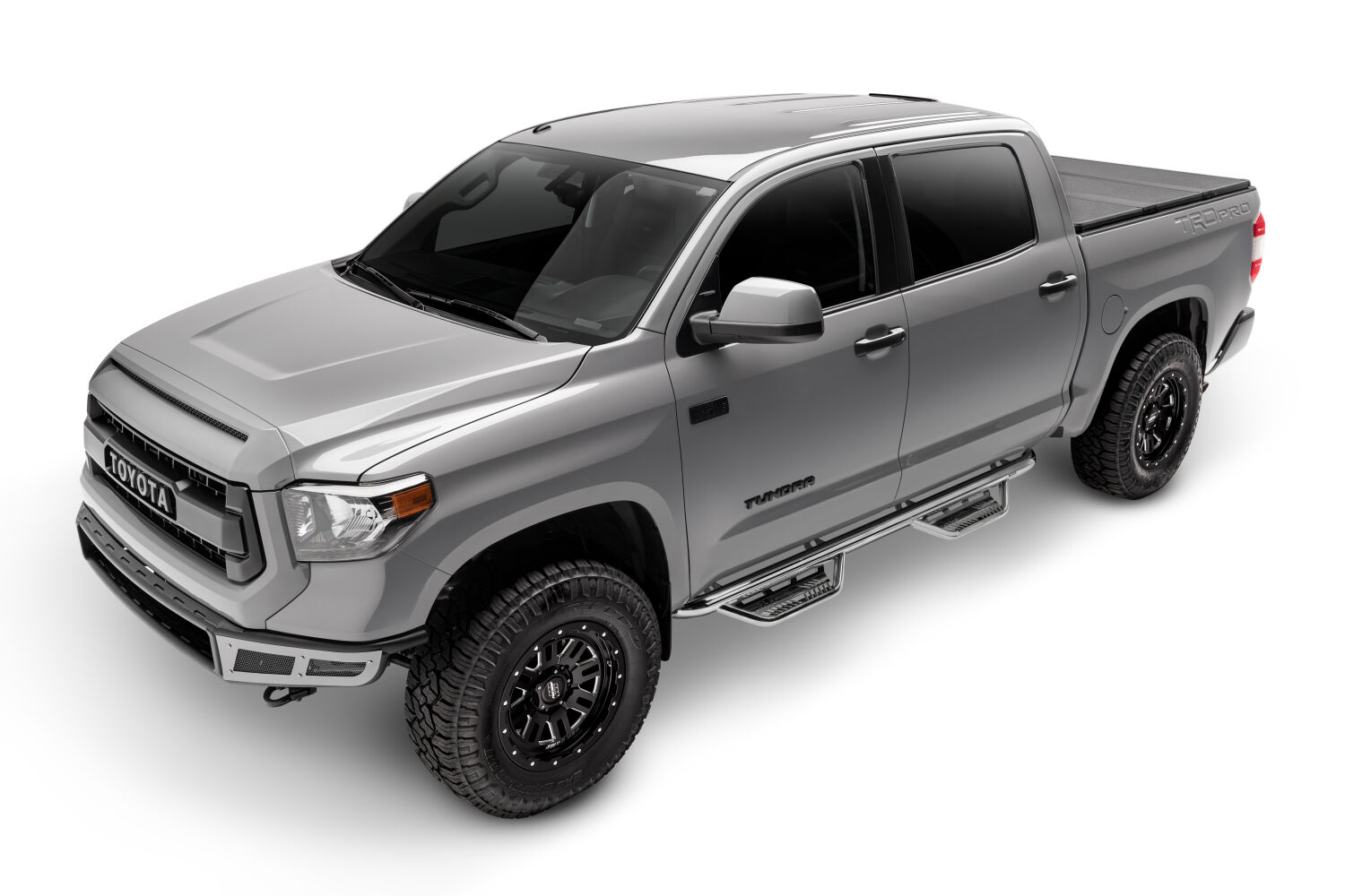 N-Fab HPT2282CC-SS - Podium Steps, Crew Cab, Polished Stainless Steel
