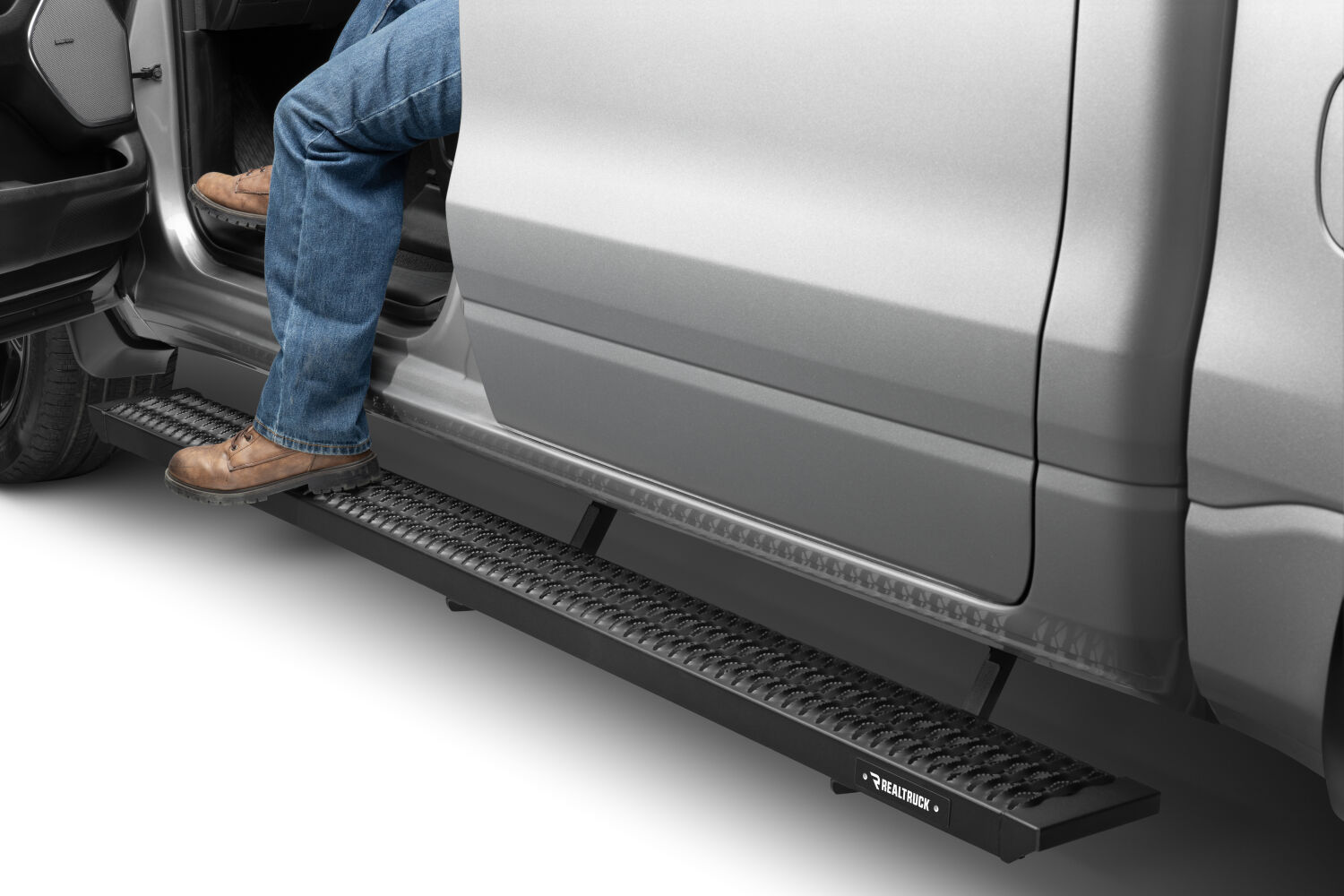 N-Fab GFD19CC-TX - Growler Step System, Crew Cab, Textured Black