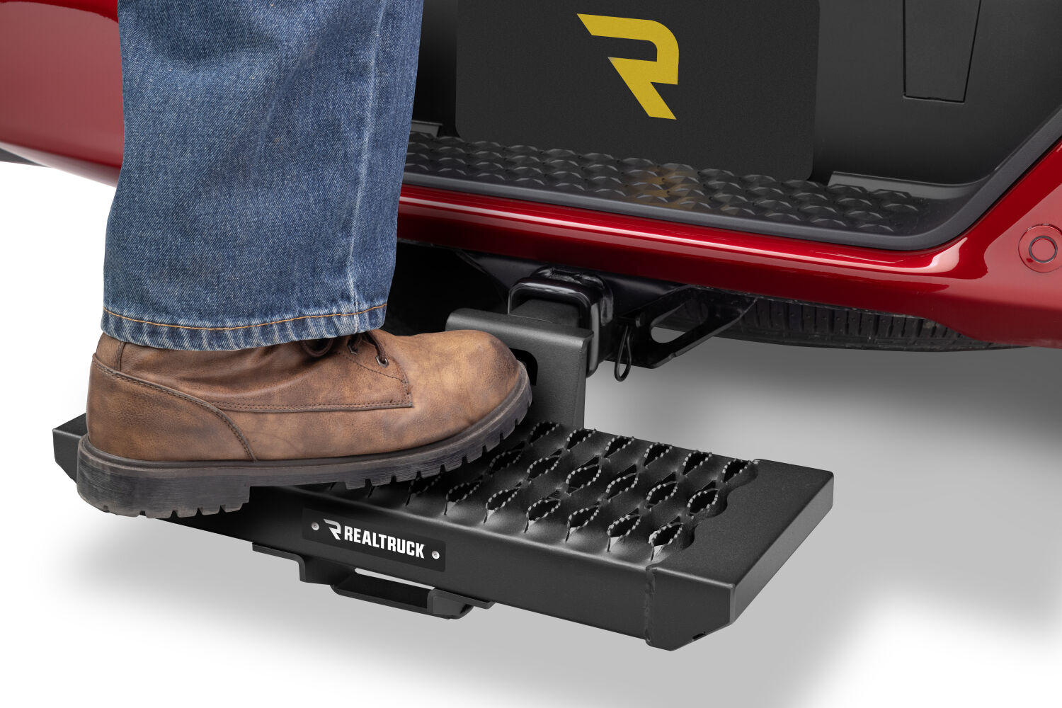 N-Fab GHS2018-TX - Growler Hitch Step, Black