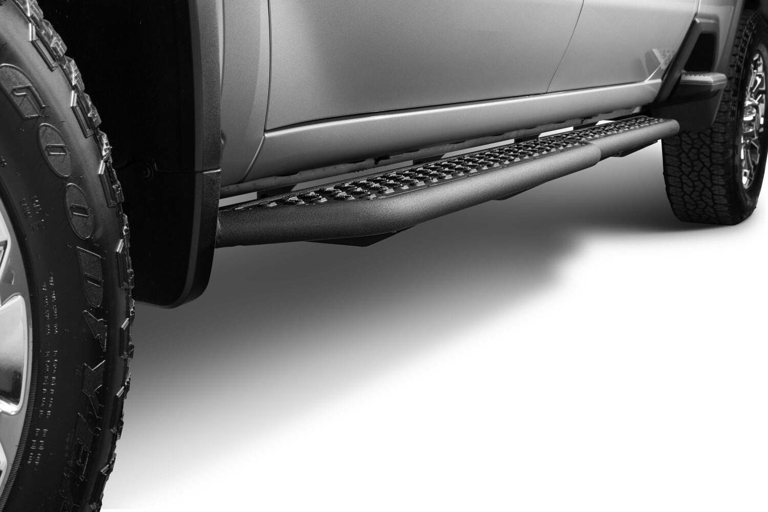 N-Fab RBF58-87011-28T - Growler Sport Running Boards, Crew Cab, Black