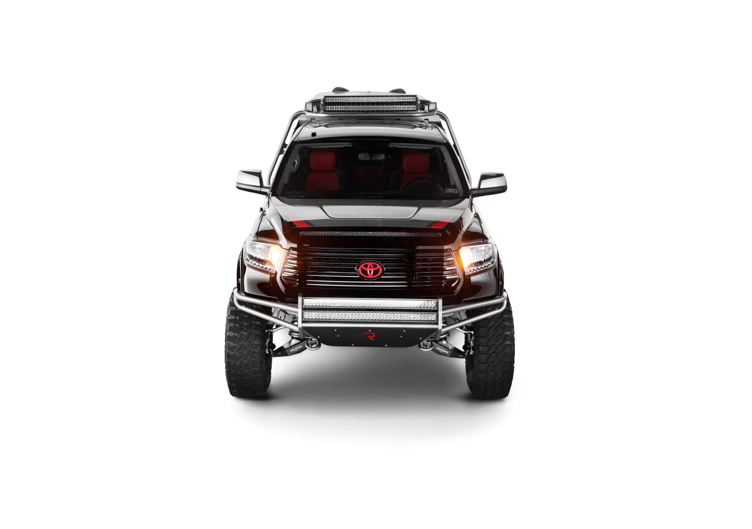 N-Fab T141LRSP-TX - RSP Replacement Front Bumpers, Textured Black, Direct Fit - For 1 - 38in Rigid E-Series LED Light Bar