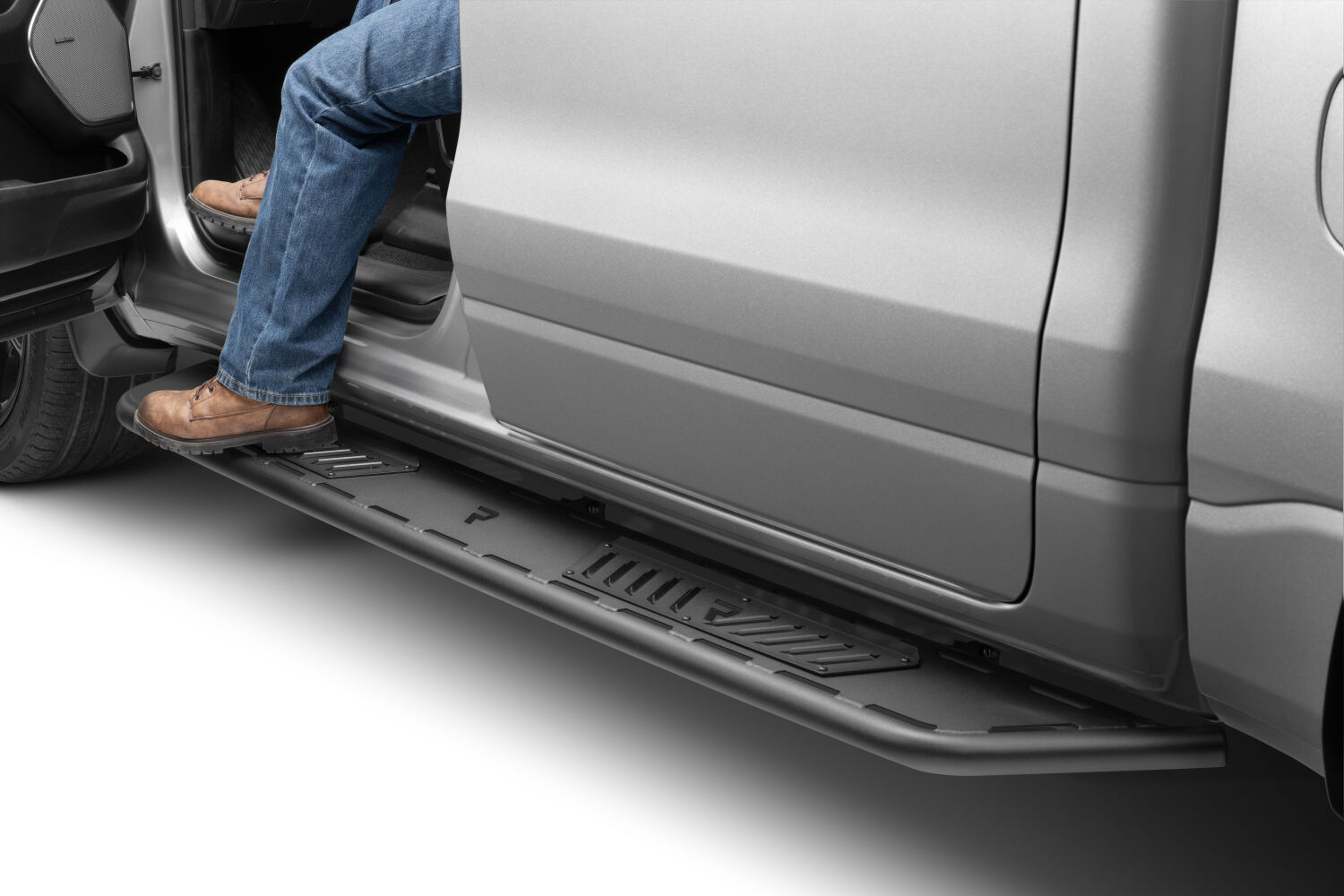 N-Fab NBD19CC-TX - Roan Running Boards, Crew Cab, Textured Black