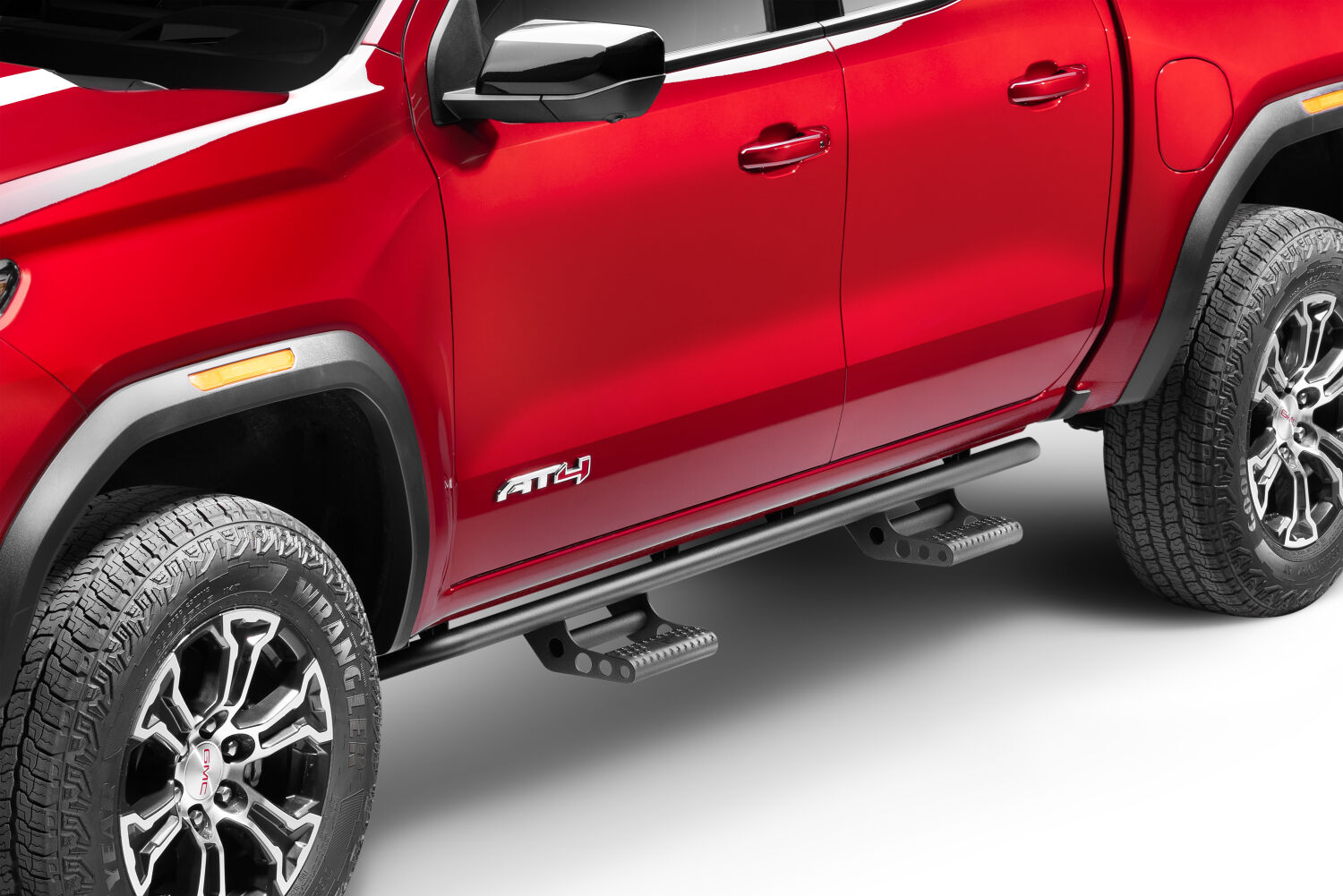 N-Fab G154RKRCCS4 - RKR Step Rails, Crew Cab, Textured Black