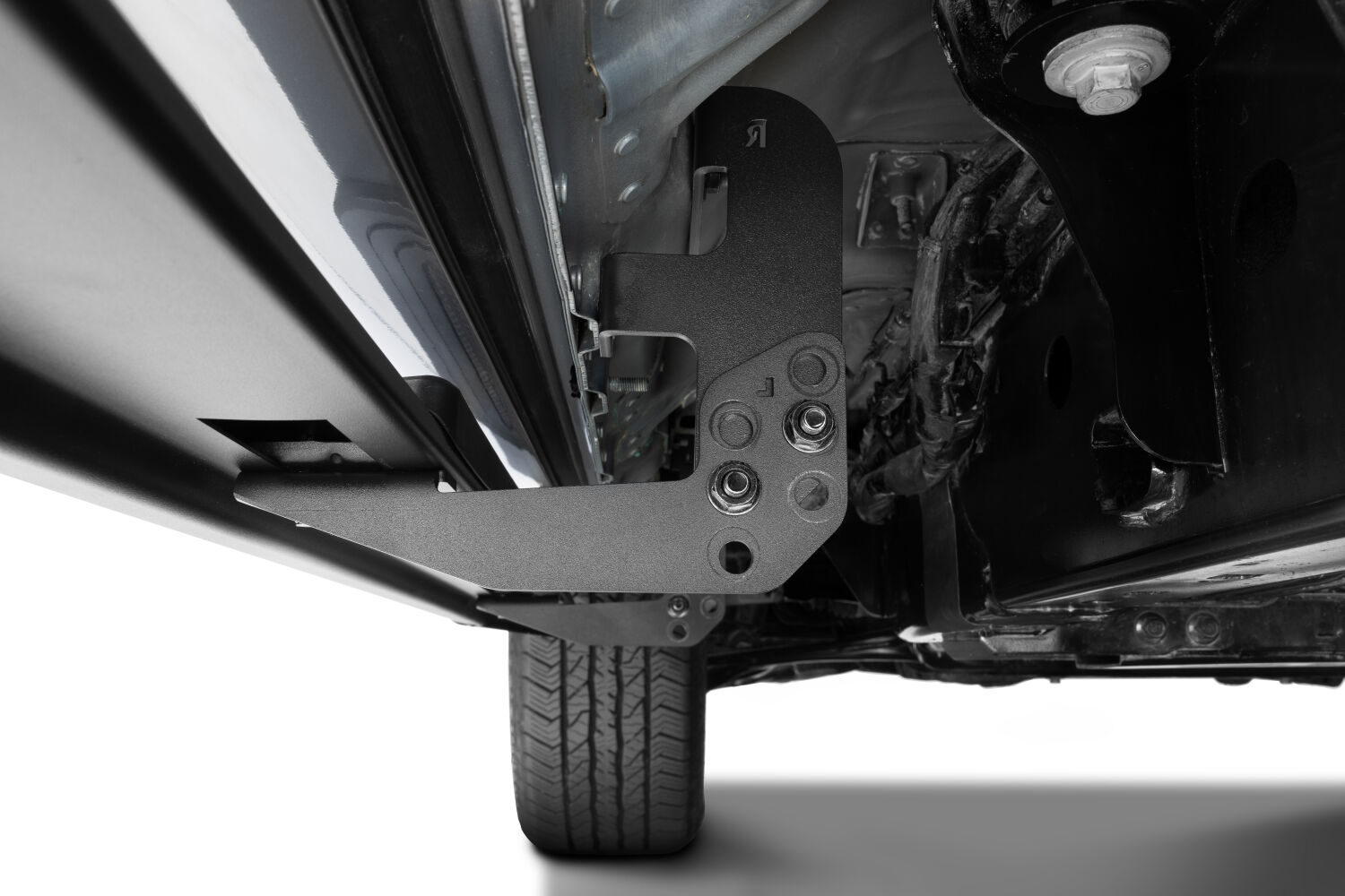 N-Fab NBF24-52302-24T - Traxio Nerf Bars, Black, Powder Coated