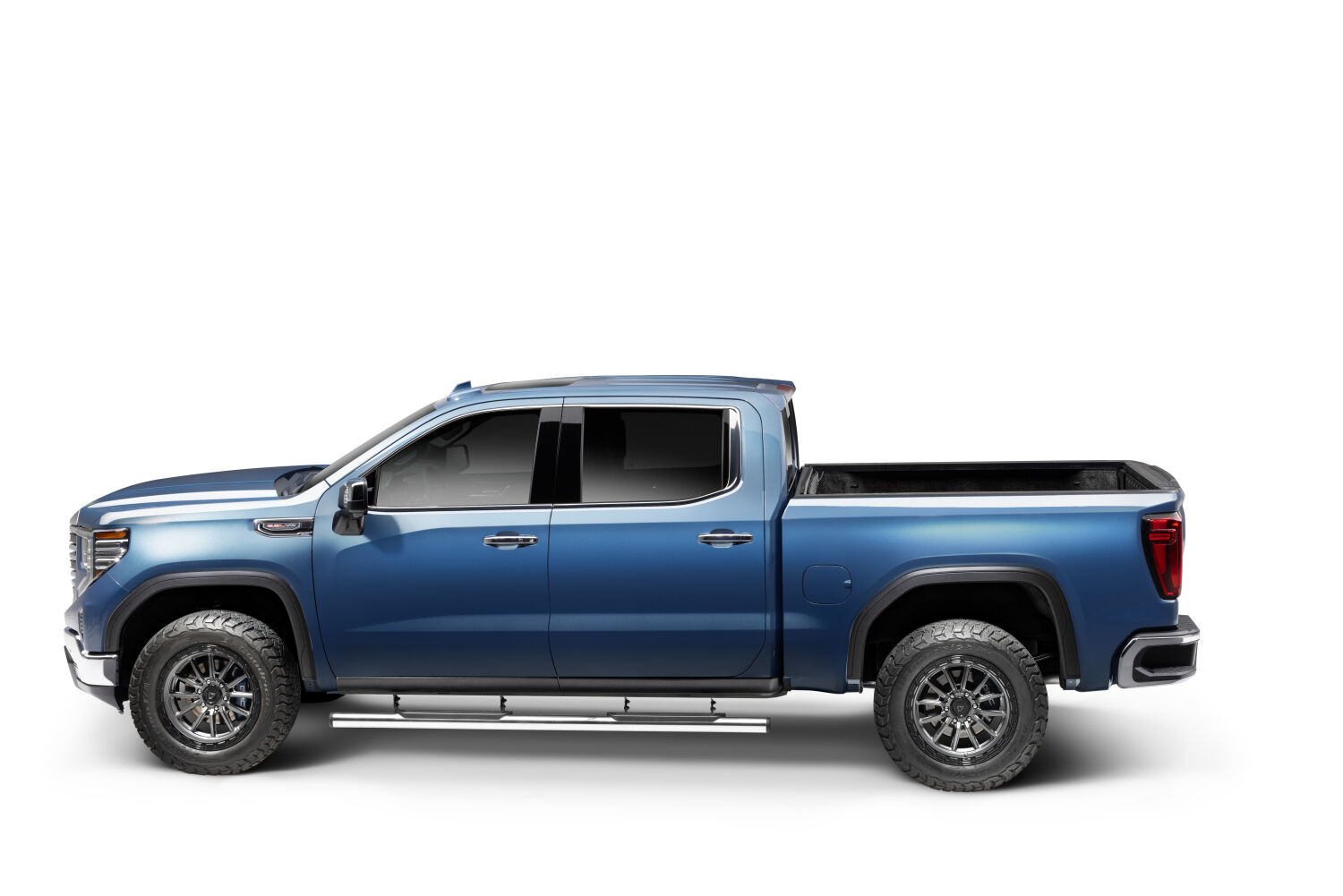 N-Fab NBF24-87011-28S - Traxio Nerf Bars, Crew Cab, Polished Stainless