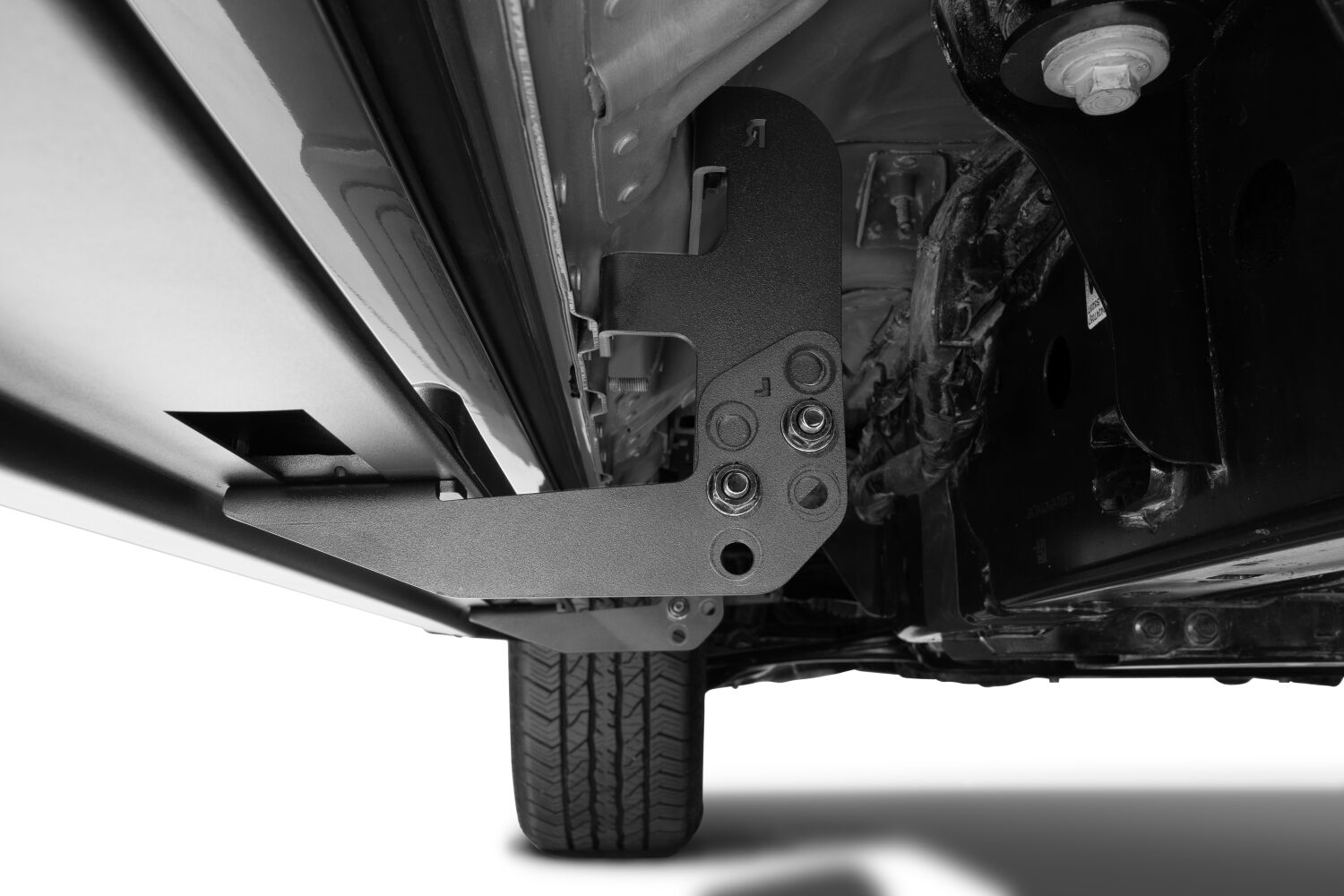 N-Fab NBF25-73302-26T - Traxio Nerf Bars, Black, Powder Coated