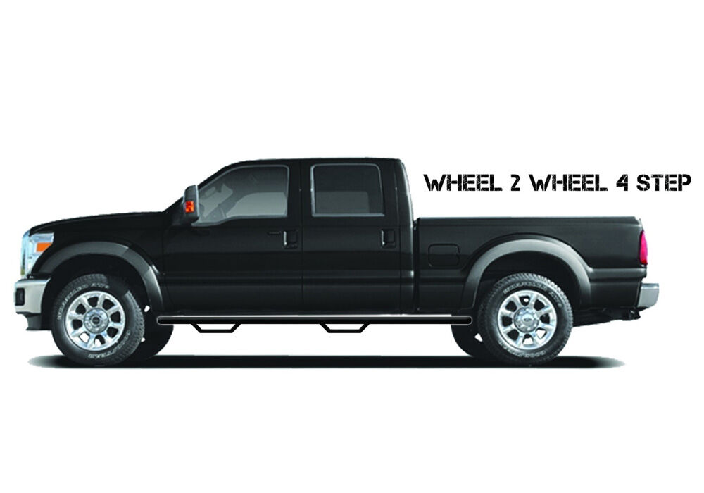 N-Fab D1980CC-TX - Nerf Steps, Crew Cab, Black