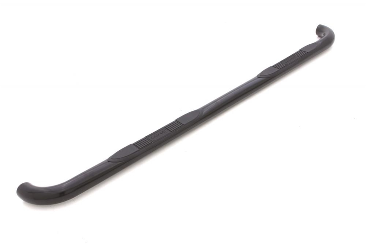 Lund 22590908 - 3" Round Bent Nerf Bars, 2-Piece Set, Black