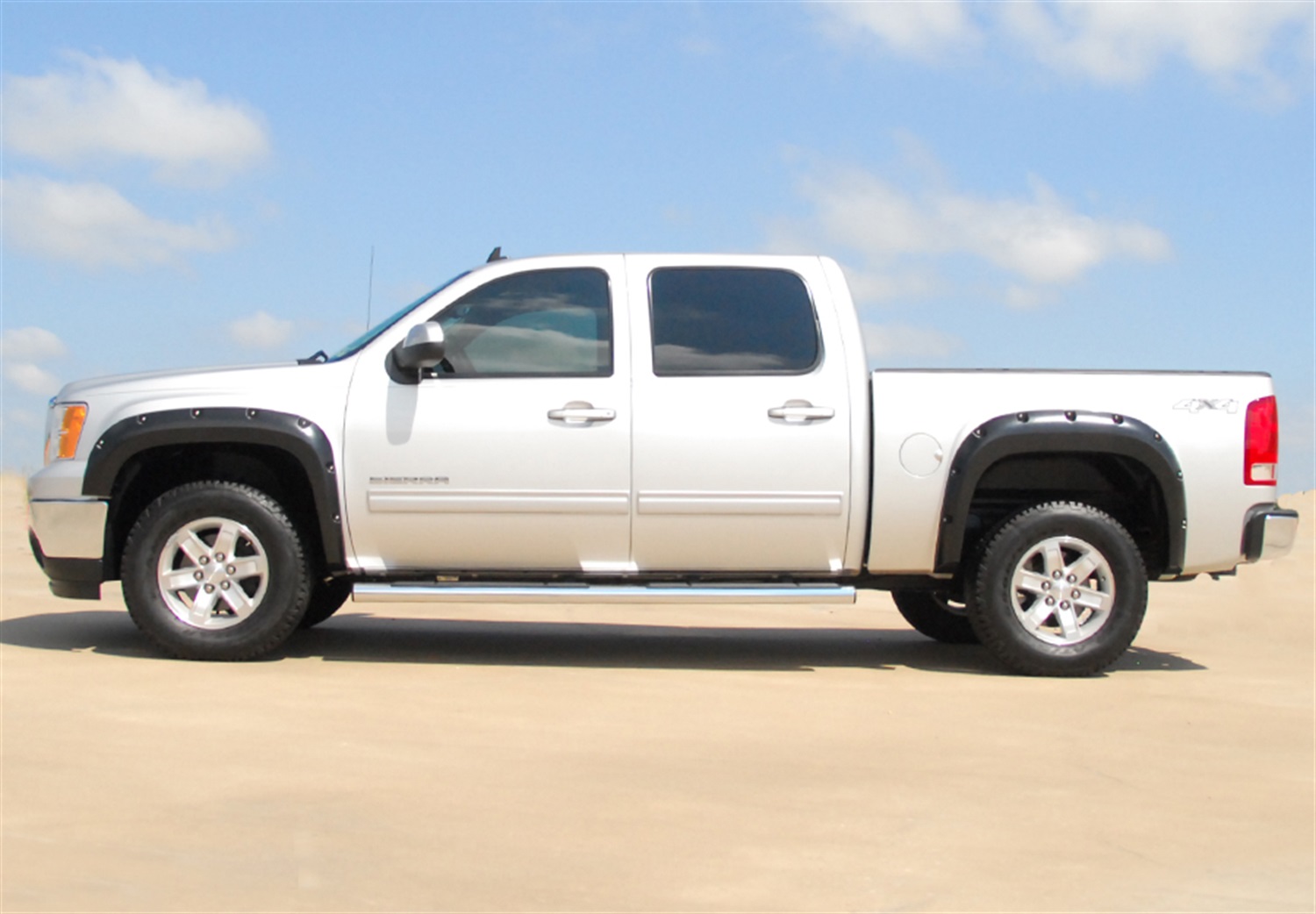 Lund RX109S - RX-Rivet Style Fender Flares, 4-Piece Set, Fleetside
