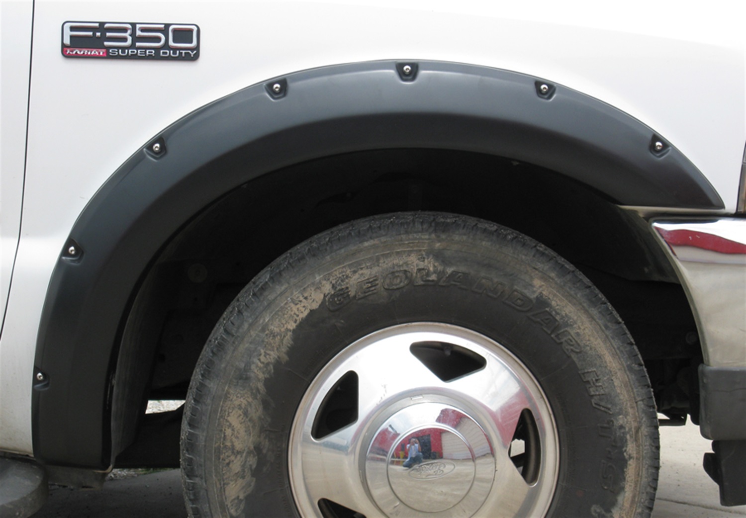 Lund RX311TB - RX-Rivet Style Fender Flares, 2-Piece Rear, Fleetside