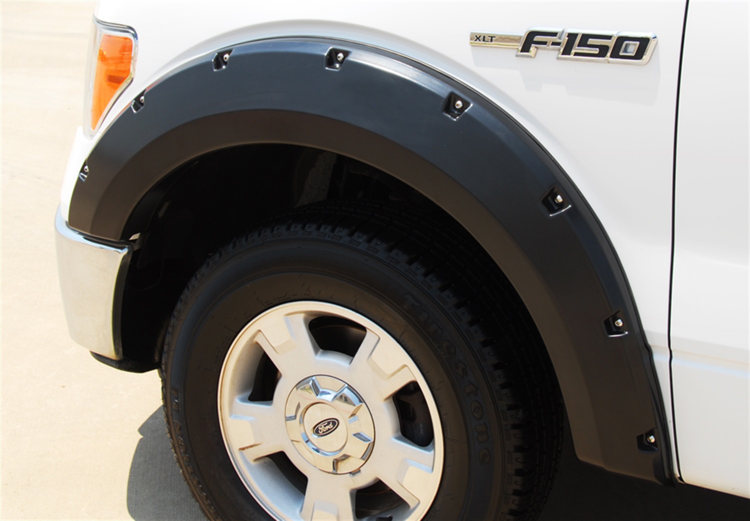 Lund RX312SA - RX-Rivet Style Fender Flares, 2-Piece Front, Fleetside