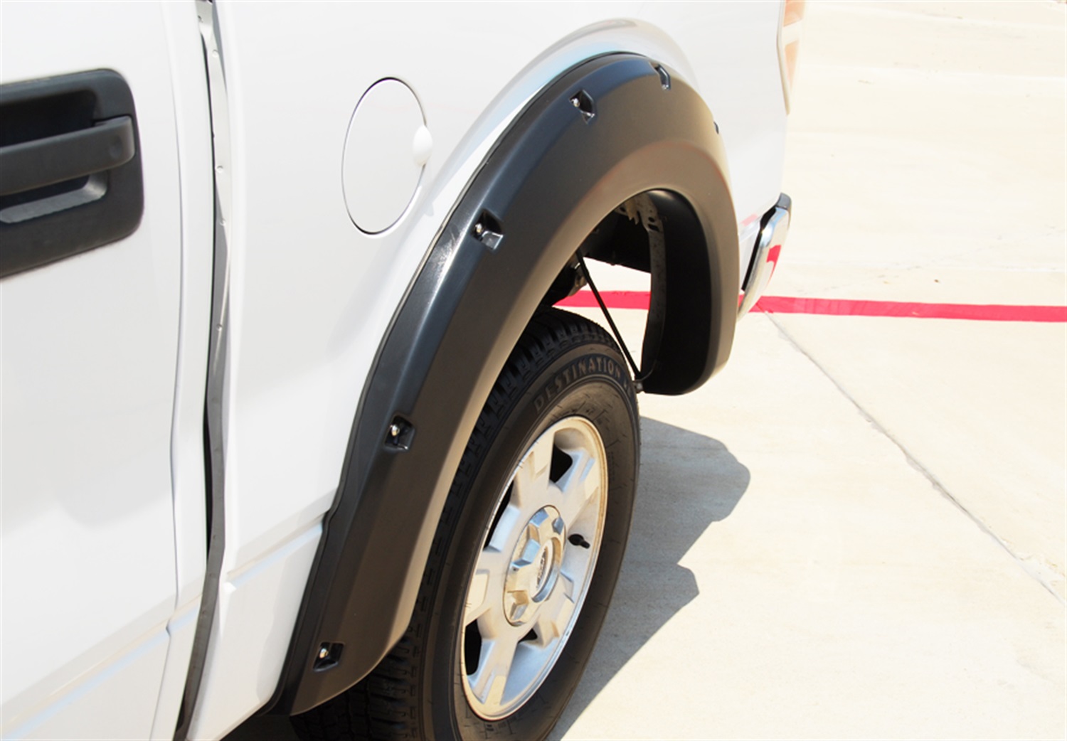 Lund RX312TB - RX-Rivet Style Fender Flares, 2-Piece Rear, Fleetside