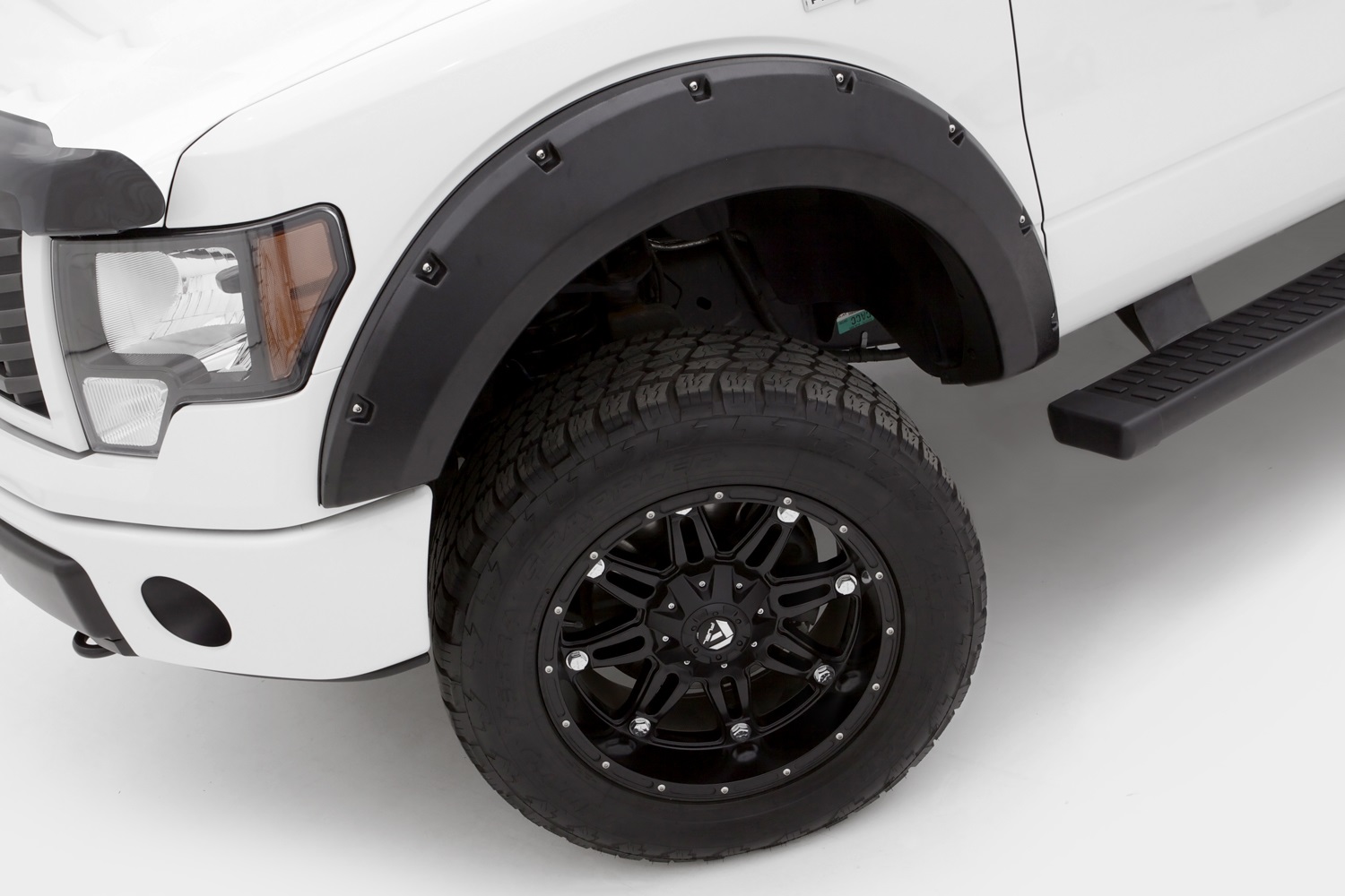 Lund RX312T - RX-Rivet Style Fender Flares, 4-Piece Set, Fleetside