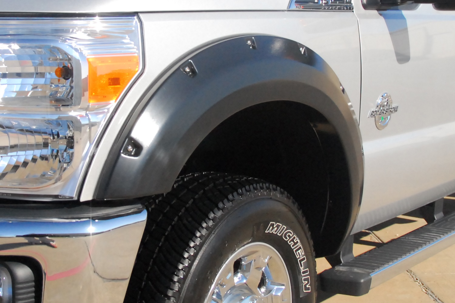 Lund RX314SA - RX-Rivet Style Fender Flares, 2-Piece Front, Fleetside