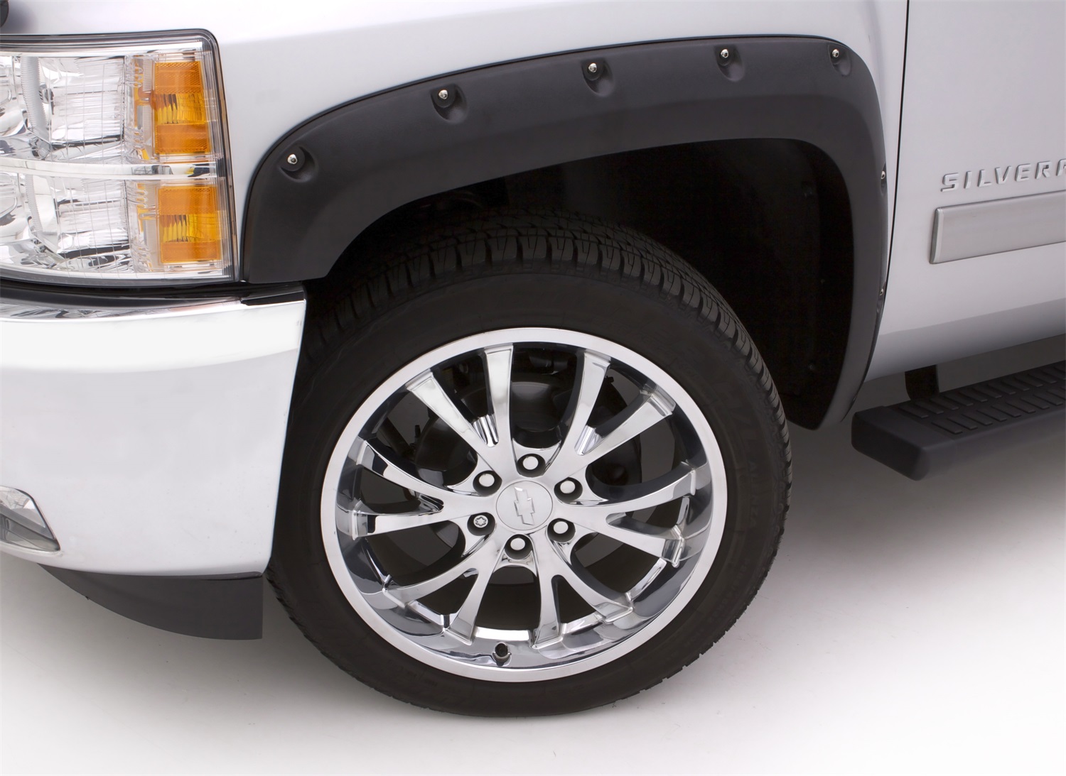 Lund RX133S - RX-Rivet Style Fender Flares, 4-Piece Set, 5'1" Bed