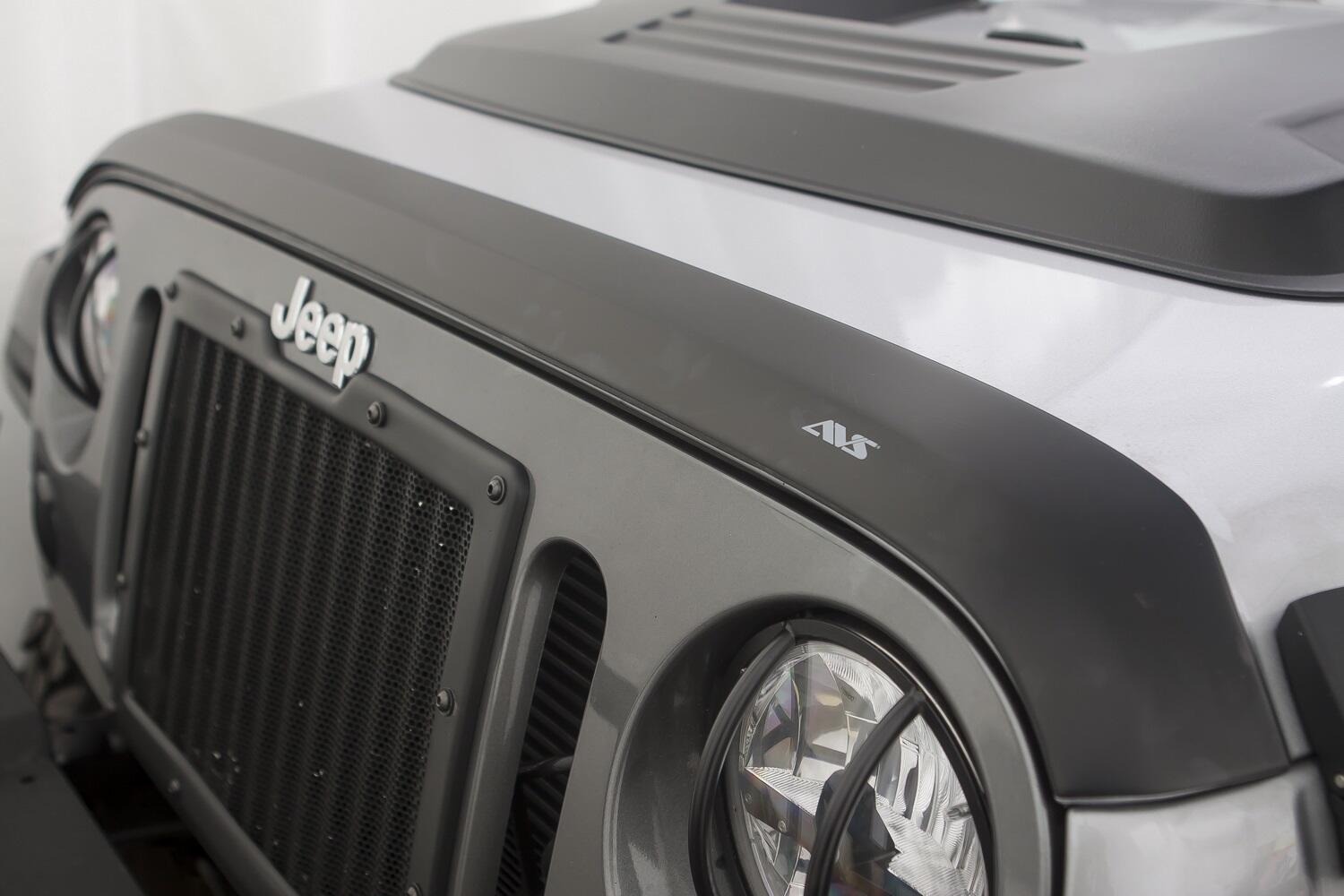 Auto Ventshade AVS 377156 - AVS Aeroskin Matte Black, Low Profile, Abs Thermoplastic