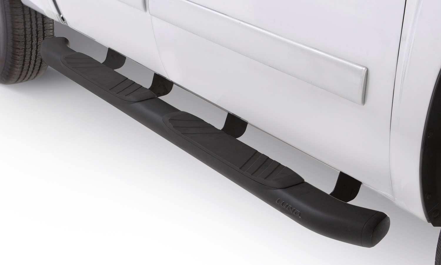 Lund 22758068 - 5" Oval Steps, 2-Piece Set, Extended Cab