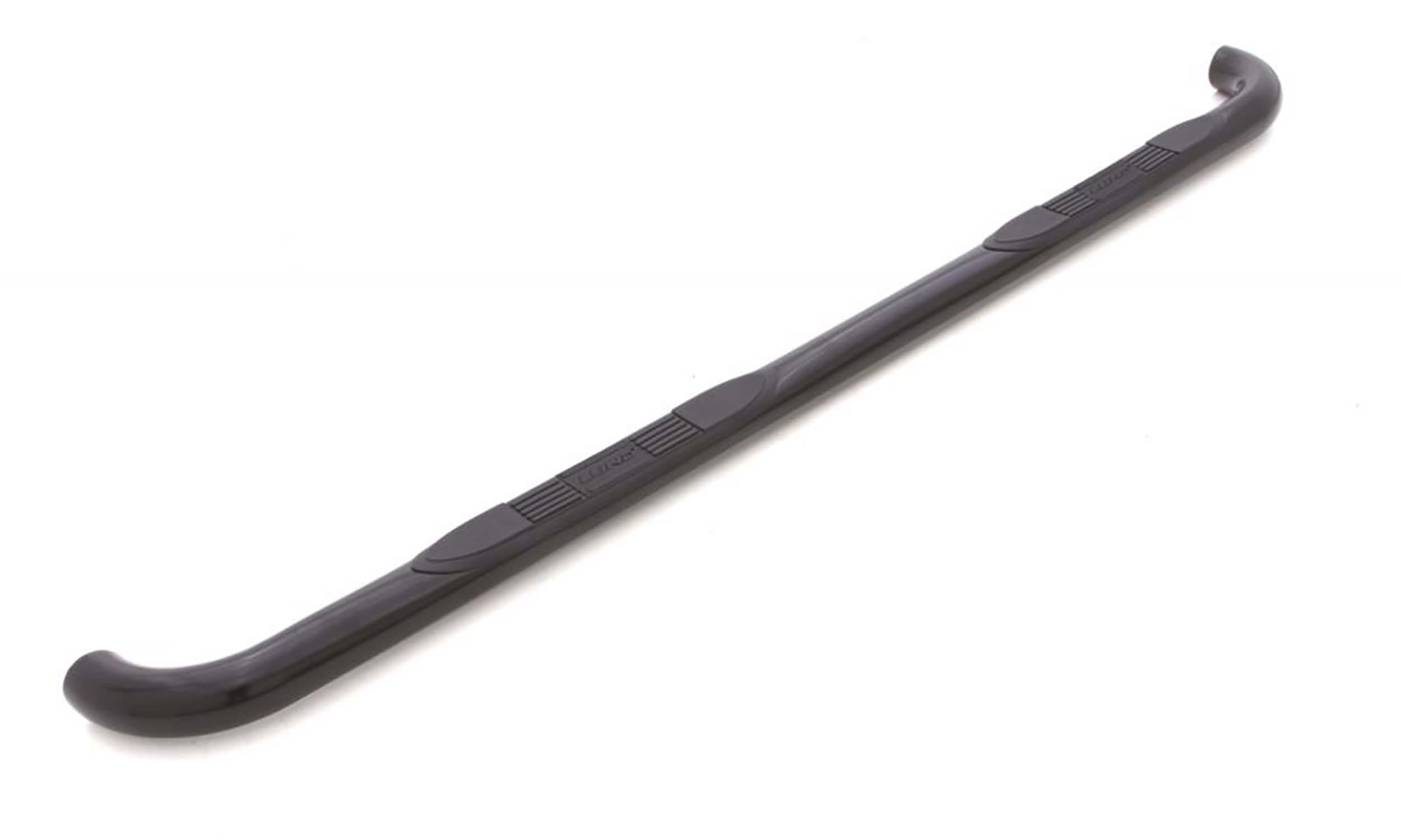 Lund 23072754 - 3" Round Bent Nerf Bars, 2-Piece Set, Black