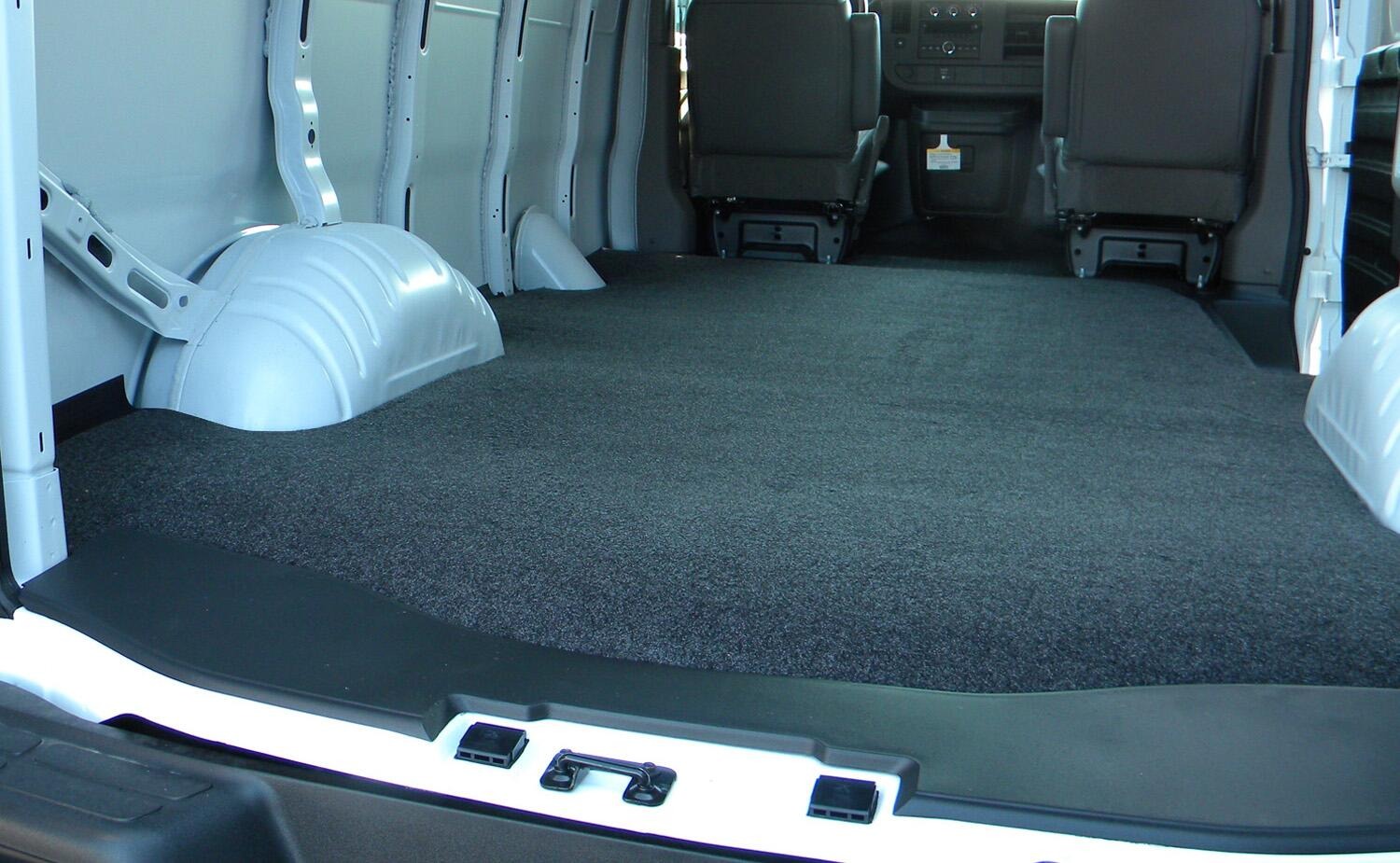 BedRug VRF92 - VanRug Cargo Liner, Charcoal, Polypropylene Fiber