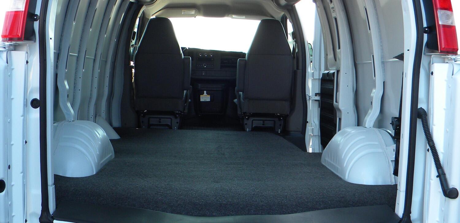 BedRug VRF92 - VanRug Cargo Liner, Charcoal, Polypropylene Fiber