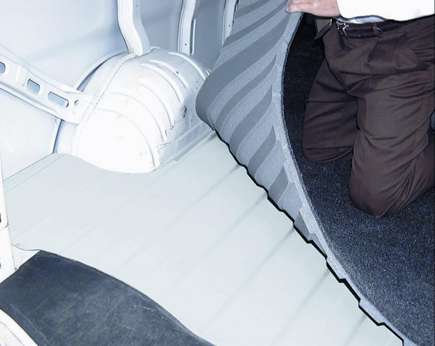 BedRug VRF92 - VanRug Cargo Liner, Charcoal, Polypropylene Fiber