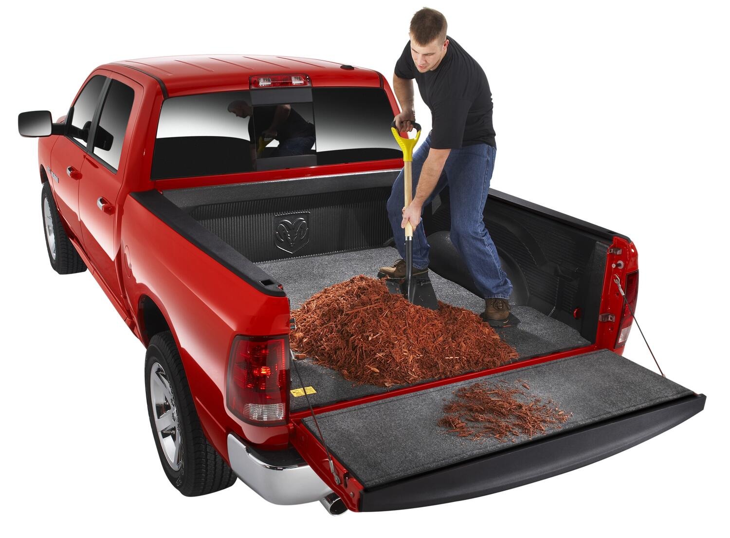BedRug BMC19CCD - Bed Mat, 5'10" Bed, Charcoal