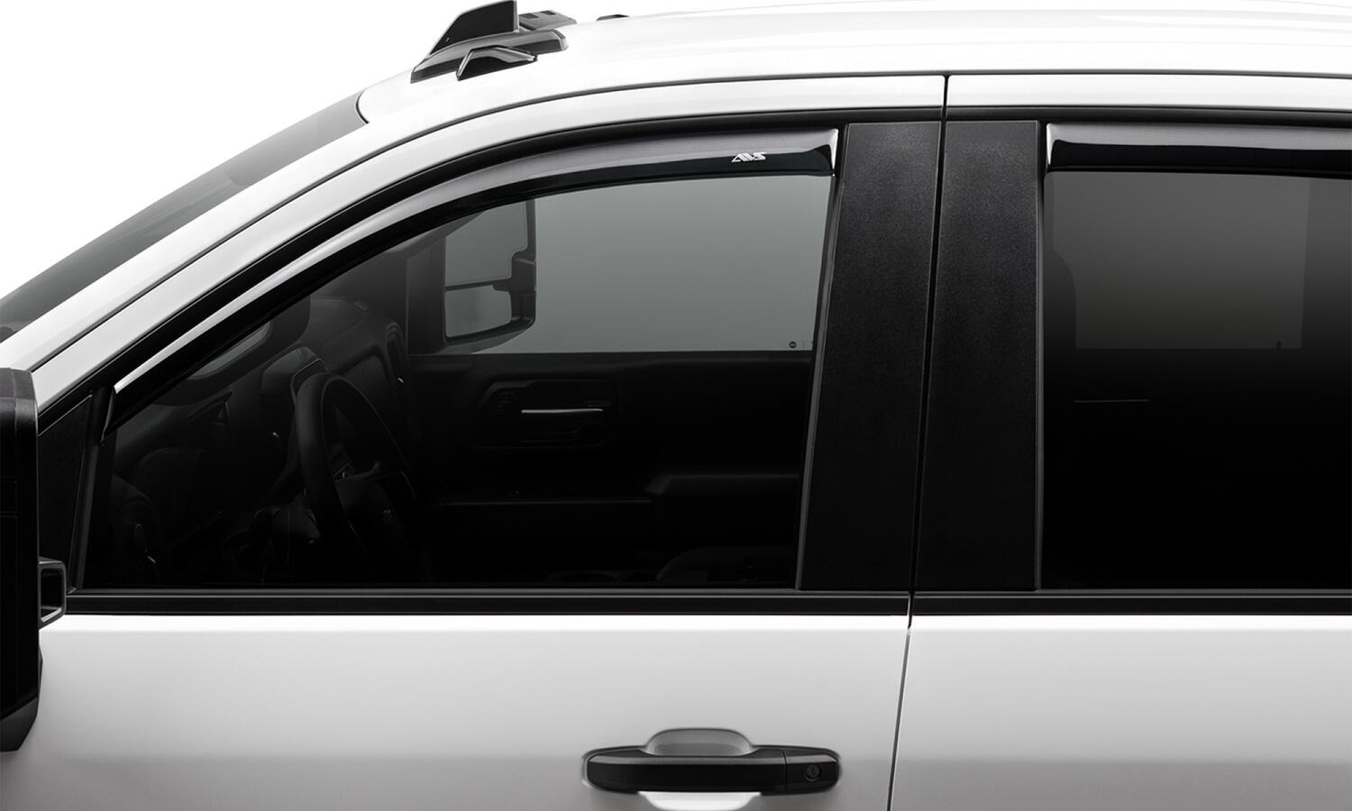 Auto Ventshade AVS 194805 - AVS In-Channel Ventvisor, Crew Cab, Modified Acrylic