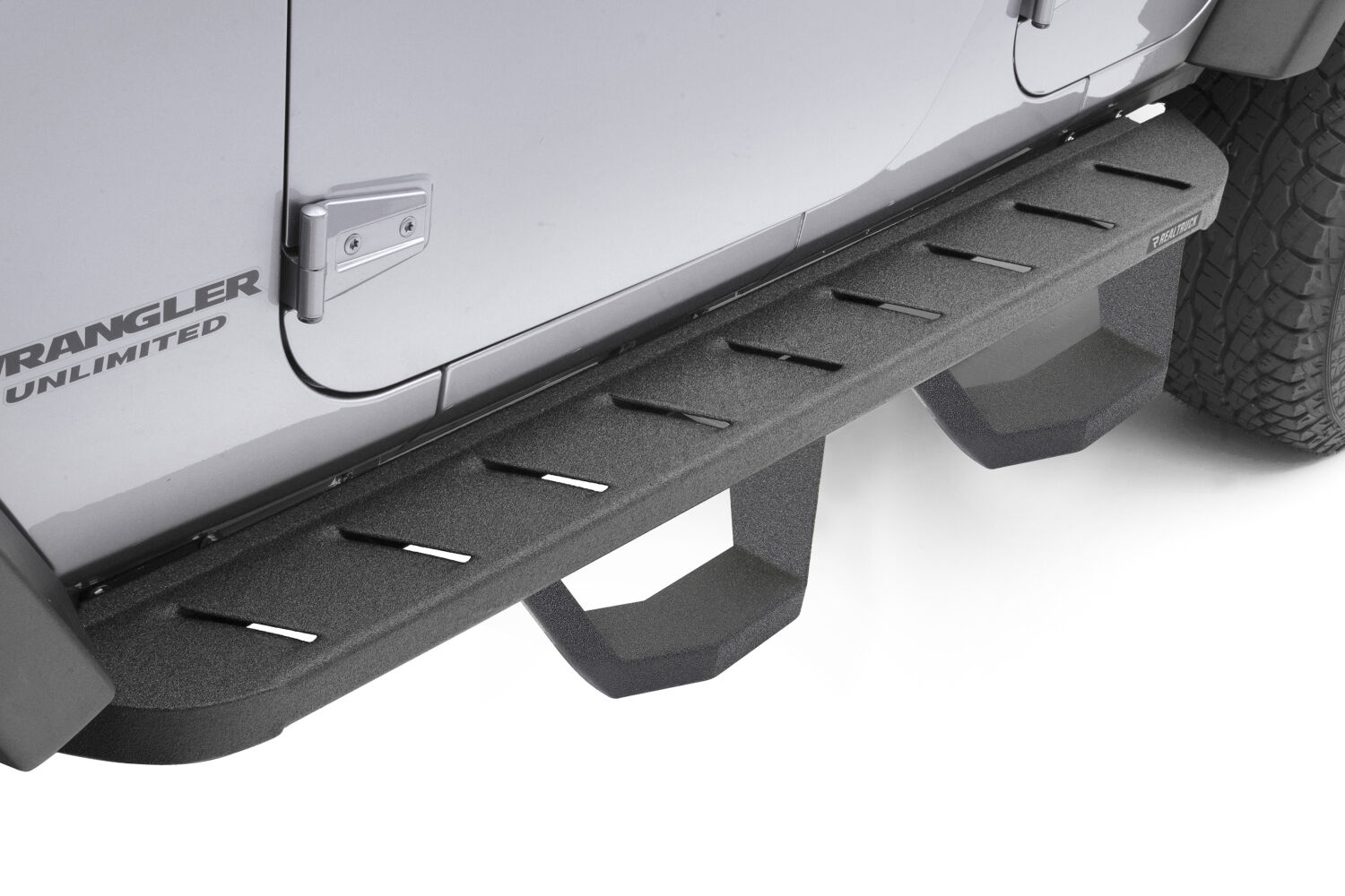 Go Rhino 6345056820T - RB10 Running Boards, Black, Protective Bedliner coating