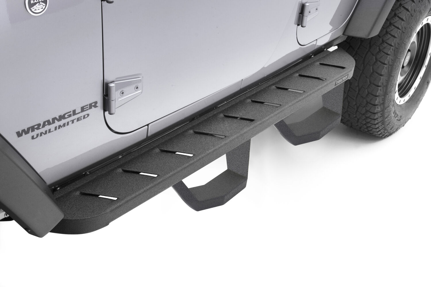 Go Rhino 6345056820T - RB10 Running Boards, Black, Protective Bedliner coating