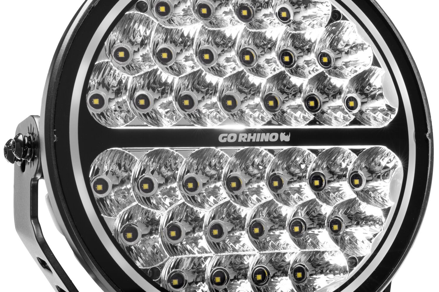 Go Rhino 751700911DRS - LED Light Kits, Anodized, XPLOR Blackout