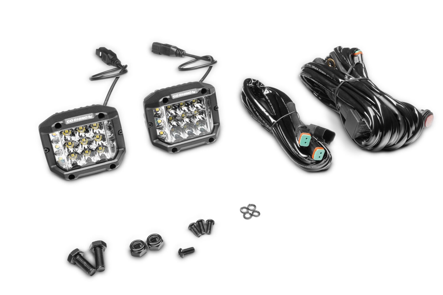 Go Rhino 750300323SCS - LED Light Kits, Anodized, XPLOR Bright