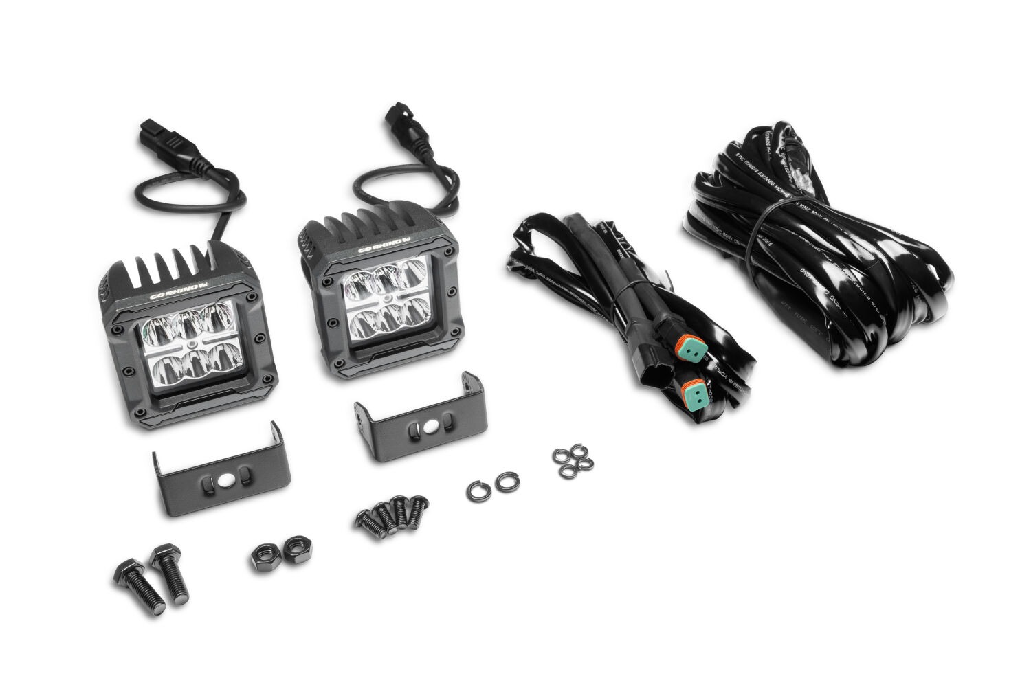 Go Rhino 751803023SCS - LED Light Kits, Anodized, XPLOR Bright