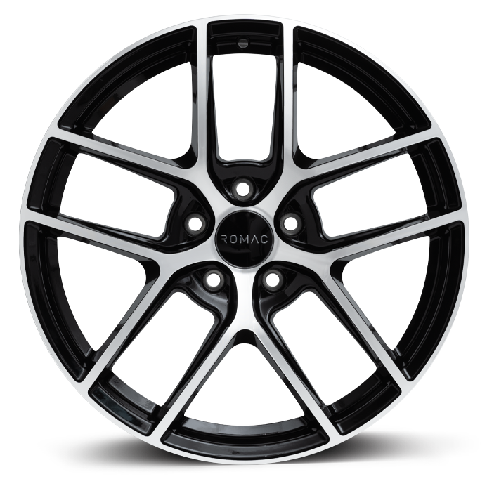 ROMAC WHEELS - 7.5X17 DIABLO 5X108 ET42 73.1 - RMDIA H7577BMF