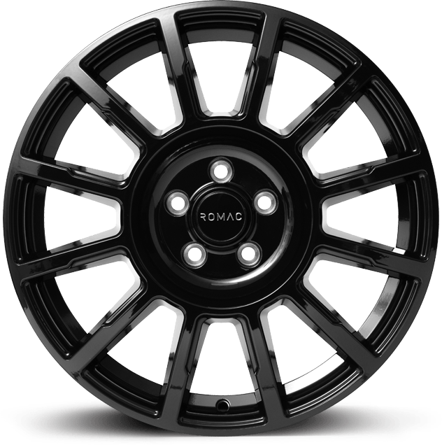 ROMAC WHEELS - 7.5X18 STEALTH 5X108 ET45 73.1 - RMSTE H8577GB