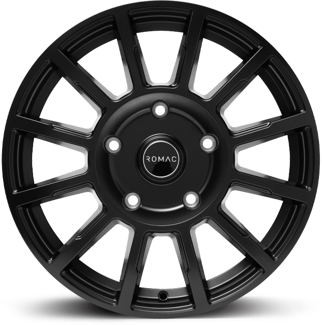 ROMAC WHEELS - 7.5X18 STEALTH 5X108 ET45 73.1 - RMSTE H8577SB