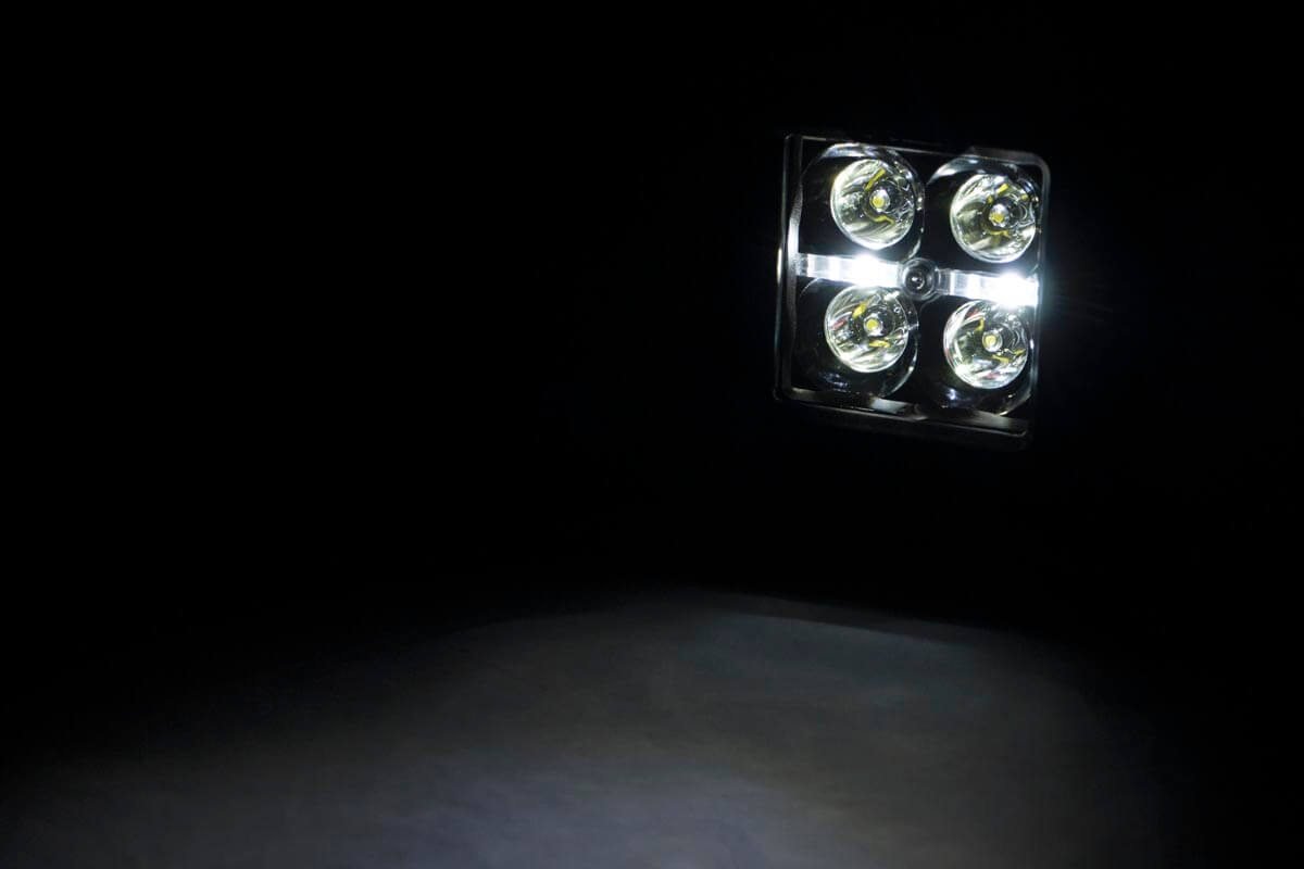Rough Country 70903BLKDRL - Square & Cube LED Lights
