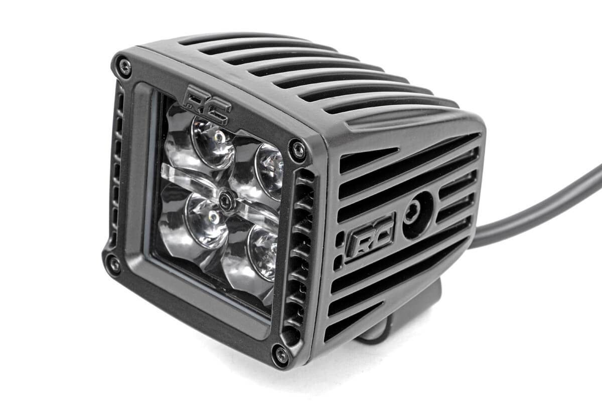 Rough Country 70903BLKDRL - Square & Cube LED Lights